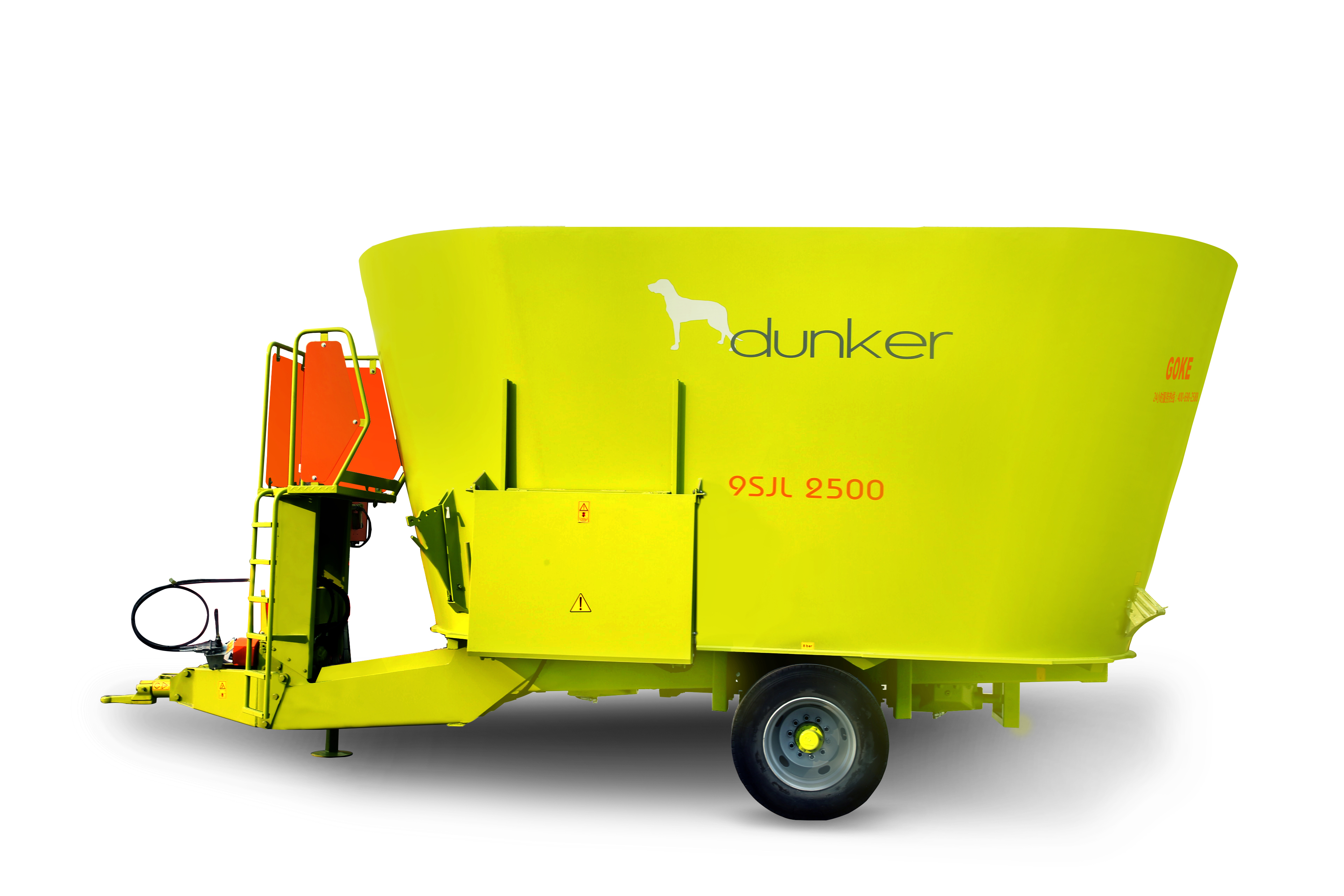 9SJL2500 Vertical trailed TMR feeding machine DUNKER TW series