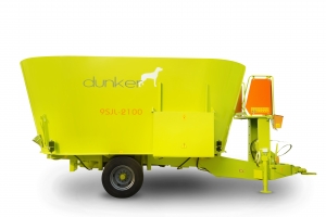 Vertical trailed TMR feeding machine DUNKER TW series 