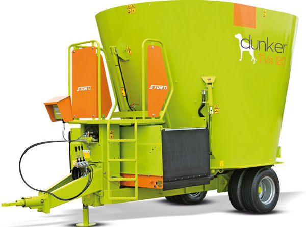 VERTICAL MIXING WAGON / TRAILED / SIDE DISCHARGE / SINGLE-AUGER (DUNKER T1) VERTICAL MIXING WAGON / TRAILED / SIDE DISCHARGE / SINGLE-AUGER (DUNKER T1)