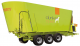 VERTICAL MIXING WAGON / TRAILED / SIDE DISCHARGE / 3-AUGER (DUNKER T3)