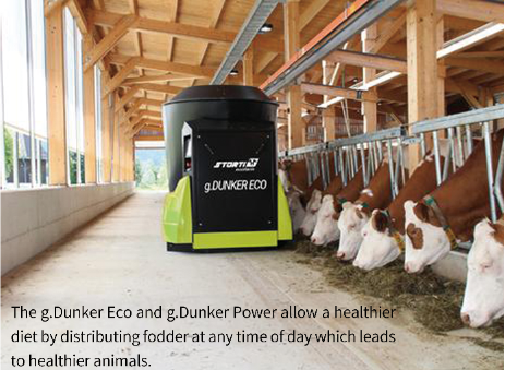 G. Dunker Eco Robotic Cow Feeding