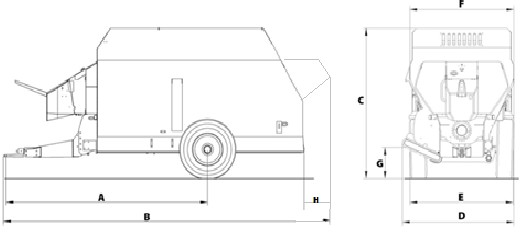 Easy Farm 9JQW-5/7/9/12/16 Horizontal traction feed preparation machine